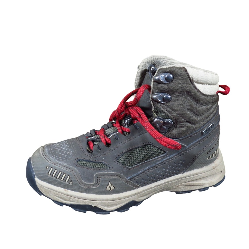 Vasque Breeze AT UltraDry Kids Hiking Boots Size 1 Outdoor Trail Brown Red